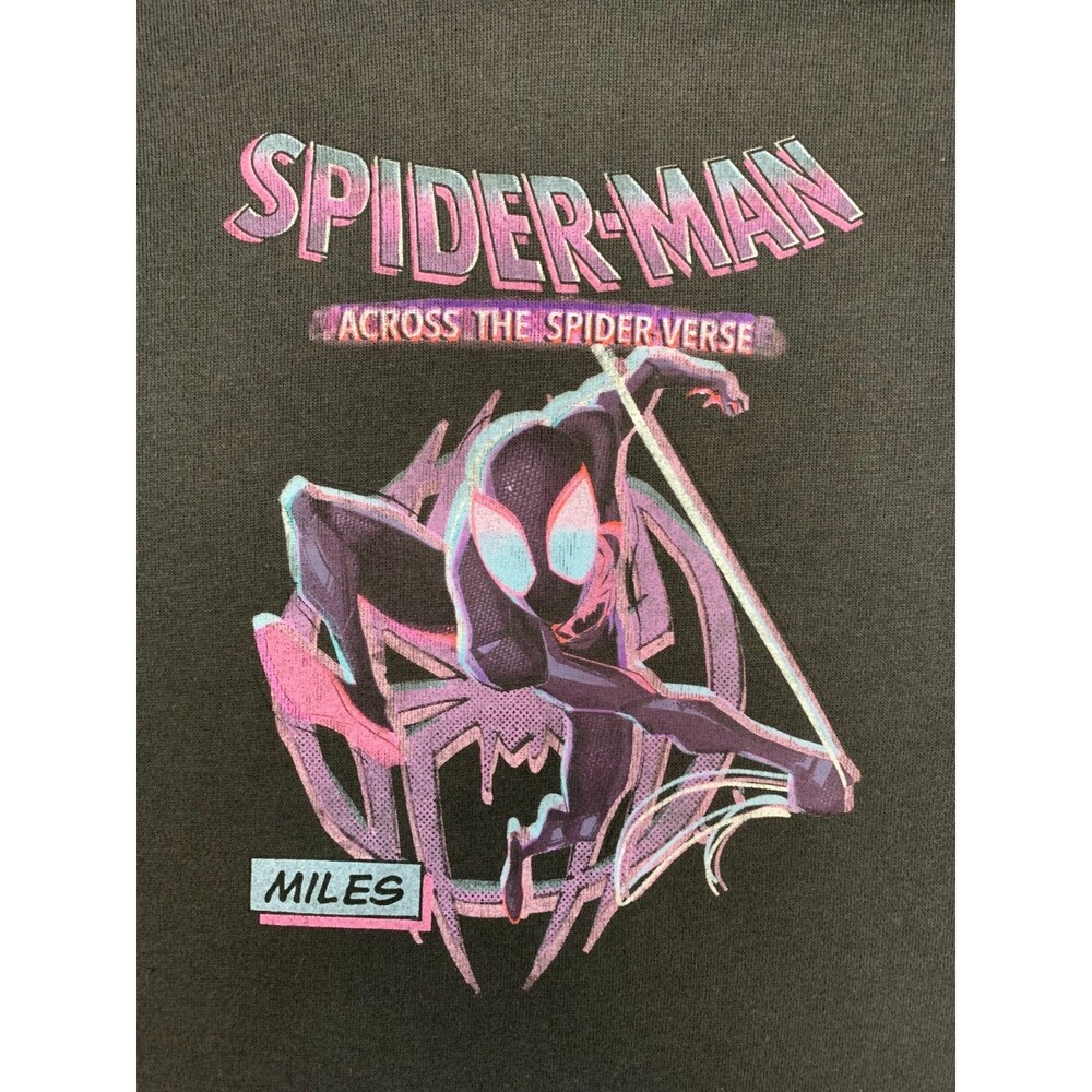 Old Navy Spider-Man Hoodie Mens L Marvel Miles Morales Spider-Verse Pullover